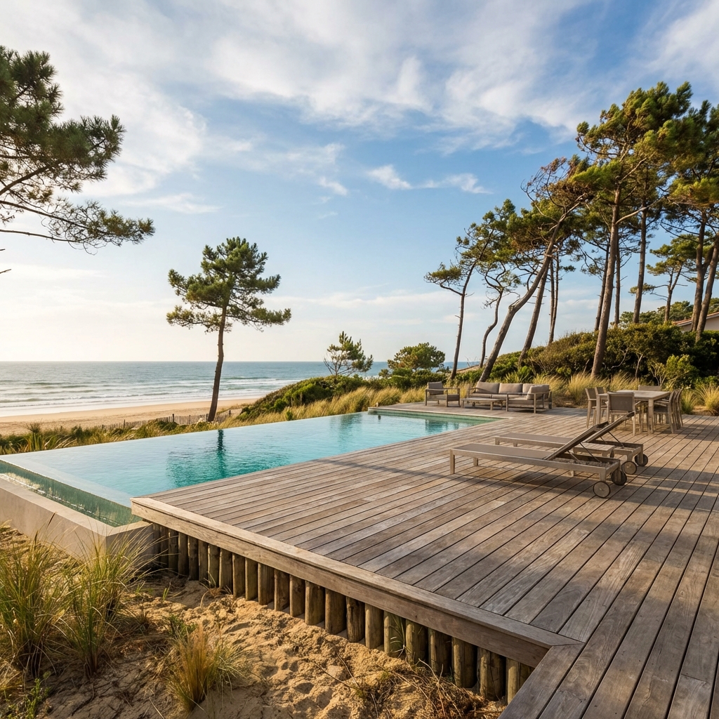 Construction terrasse bois Capbreton
